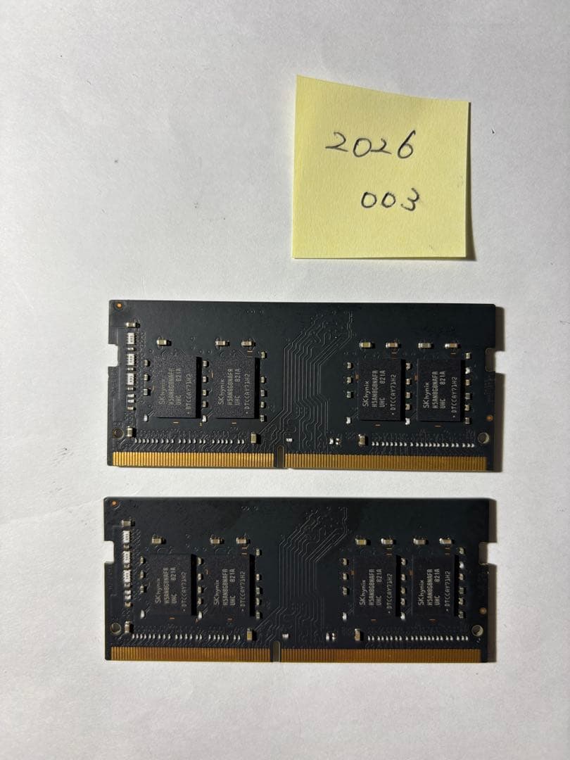 SK hynix 8GB 1Rx8 PC4-2400T PC用メモリ 2枚組