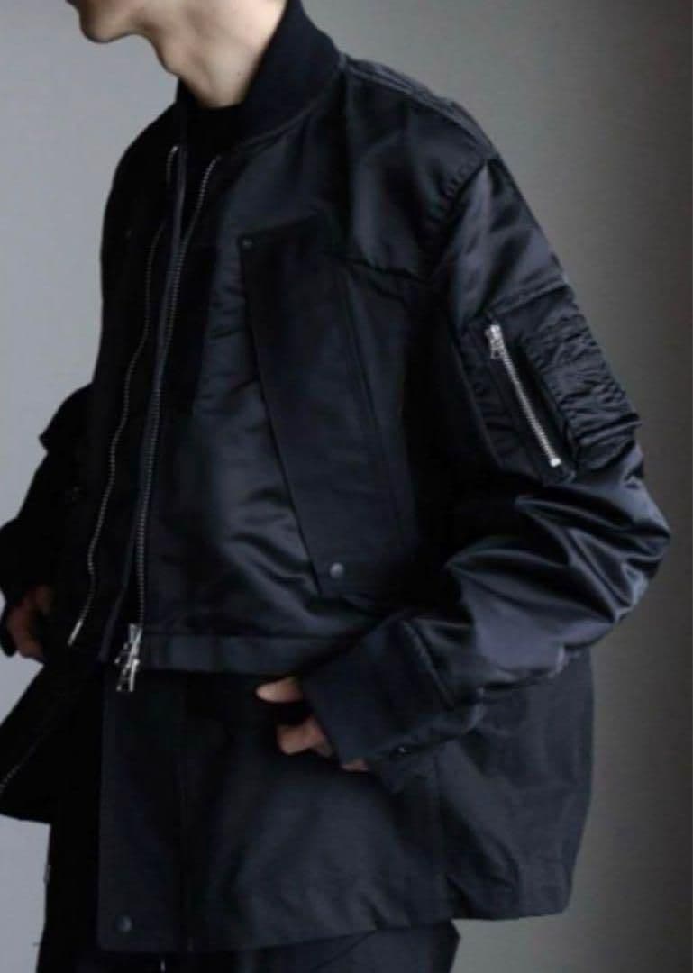 K*i様 sacai 22ss ma-1 Nylon Twill Mix Blo