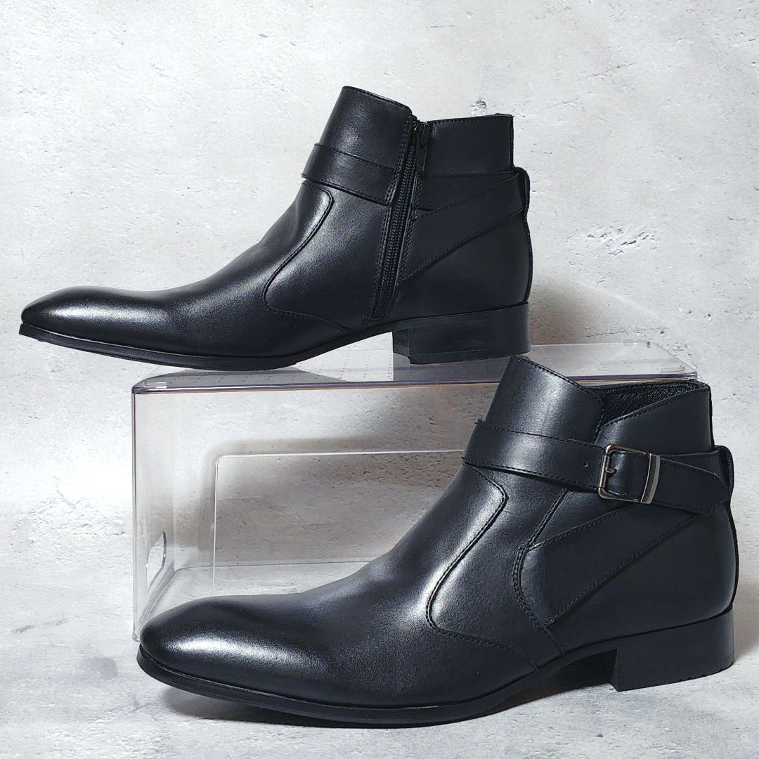 人気デザイン 未使用級 フープディドゥ【42】 ジョッパーブーツ サイドジップ