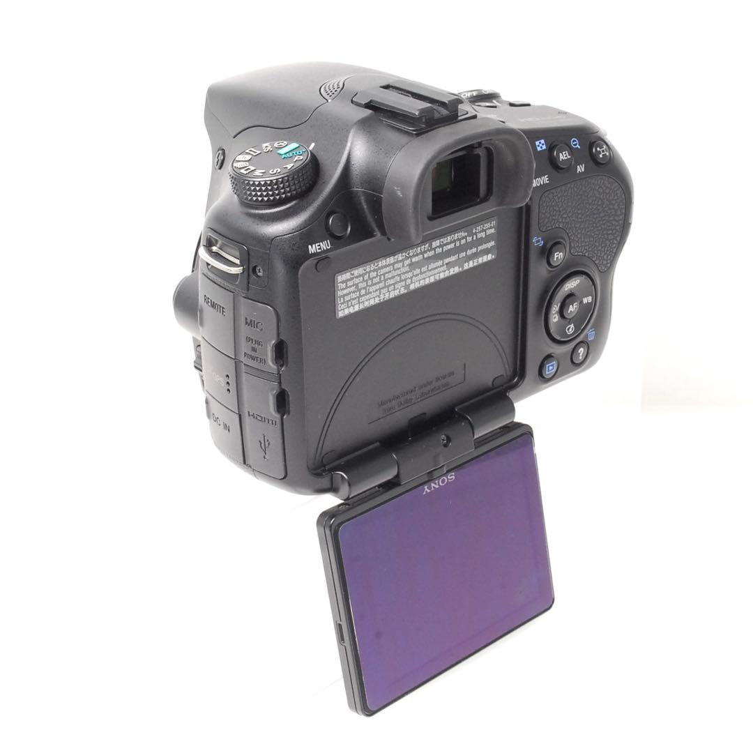 ✨SONY α65✨トリプルレンズ✨フル装備✨入門モデル✨超高画質✨超望遠✨美品