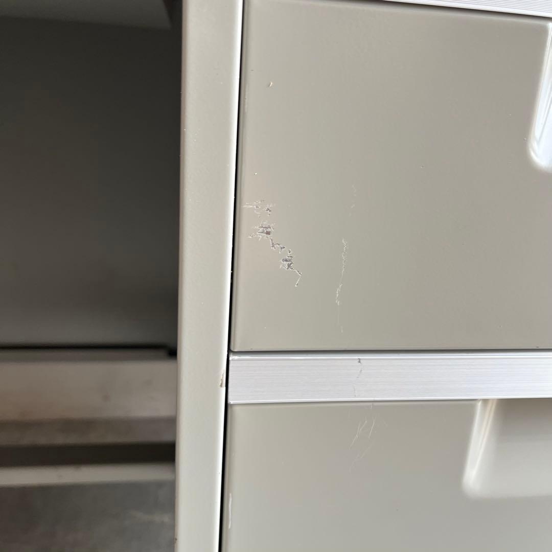 KOKUYO インダストリアル スチール デスク レトロ 両袖机 オフィス 鍵付