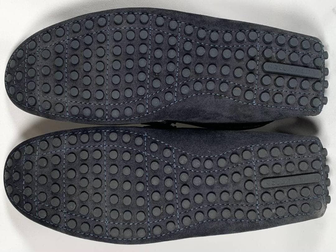 st185【正規】極美品 ルイヴィトン スエード ドライビングシューズ 7