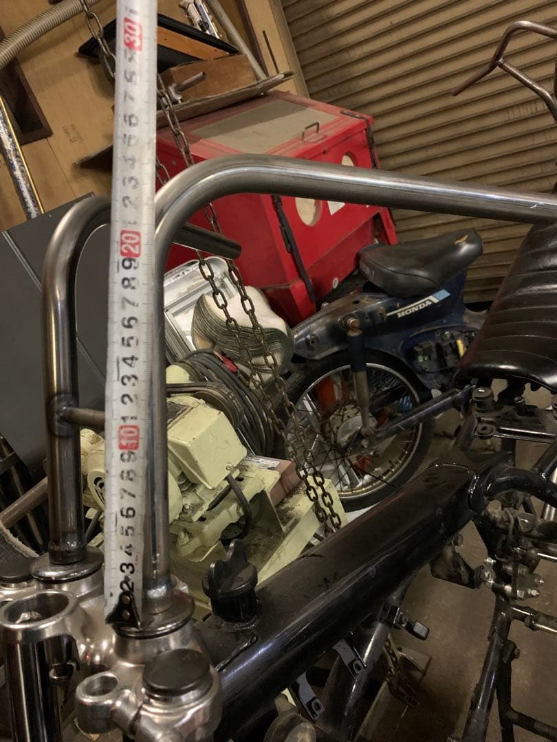 IMF製 クロームメッキ ラビットハンドル #1 SR400 / 500