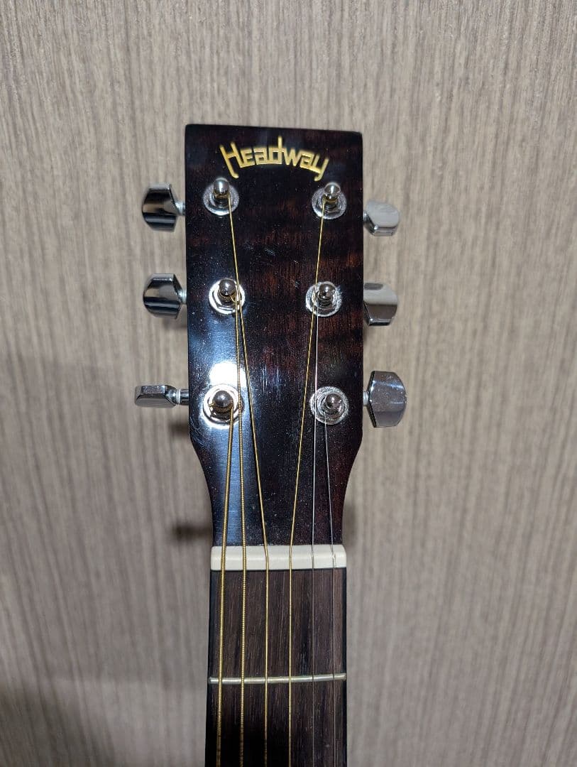 超美品　Headway　HD-25/NA 改FISHMANエレアコ ケース付