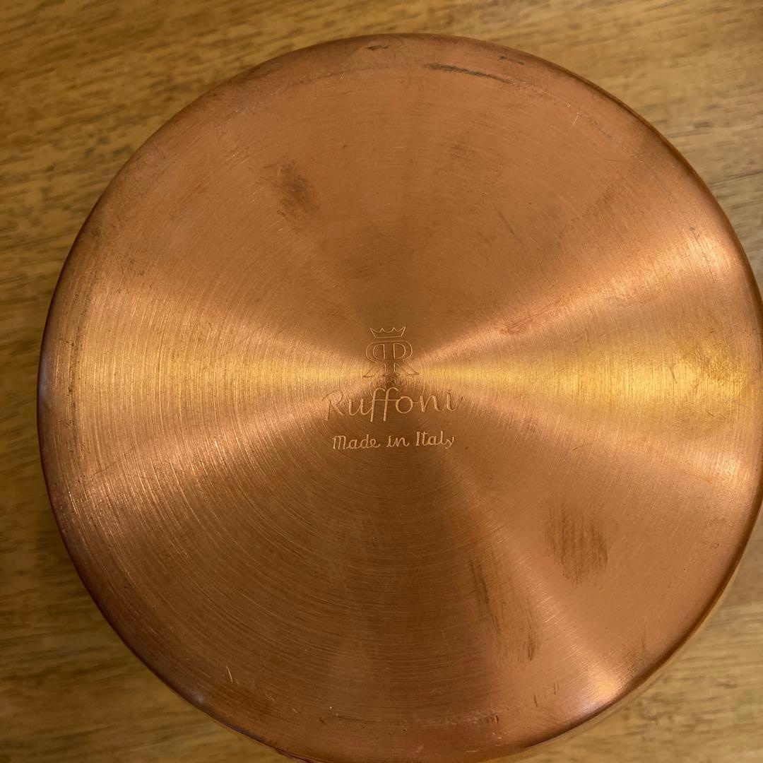 貴重品　ruffoni ルフォーニ　銅鍋　　イタリア製　どんぐりノブ