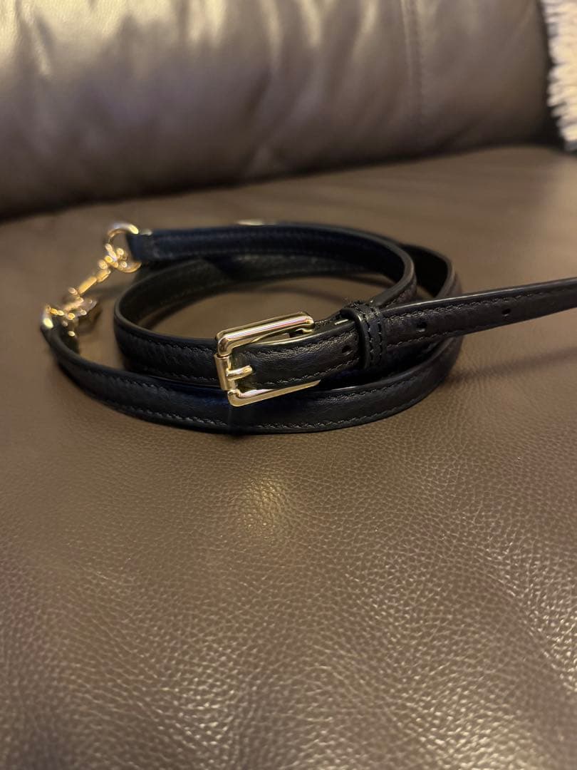 かっちゃん様　Tory Burch ショルダーバッグ　ブラック　レザー　シボ革