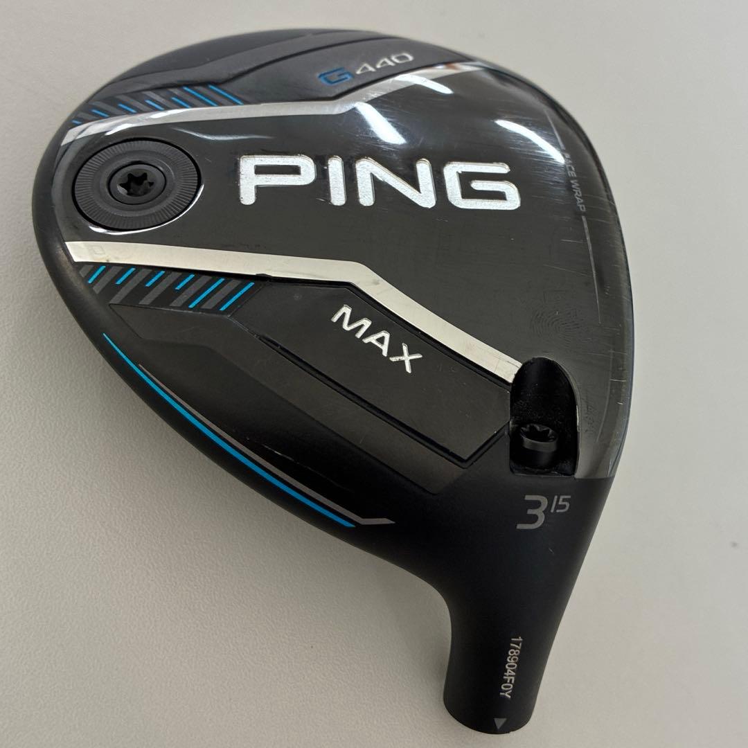 PING G440 フェアウェイウッド 3W 15度　ヘッド&ヘッドカバー