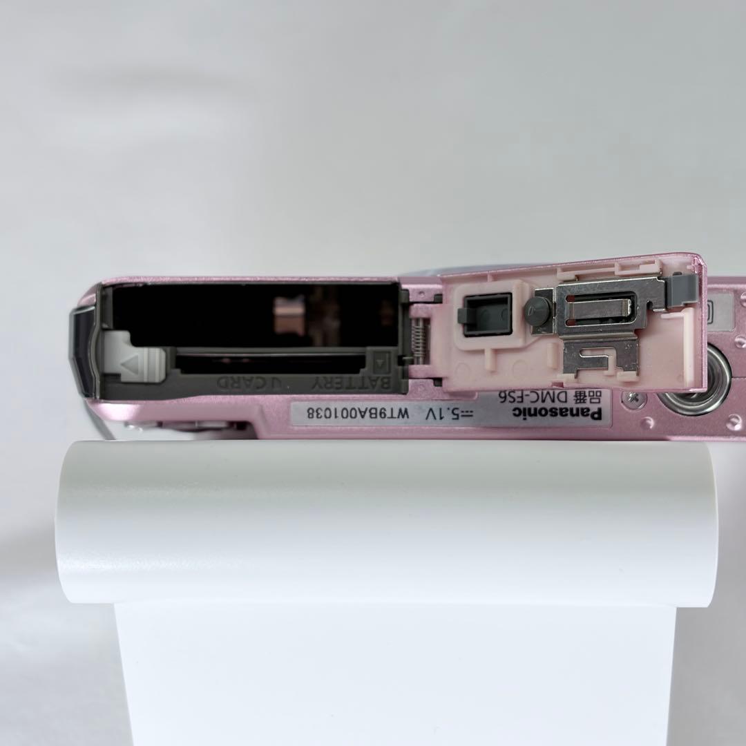 【良品】Panasonic LUMIX DMC-FS6 ピンク 純正ケースつき