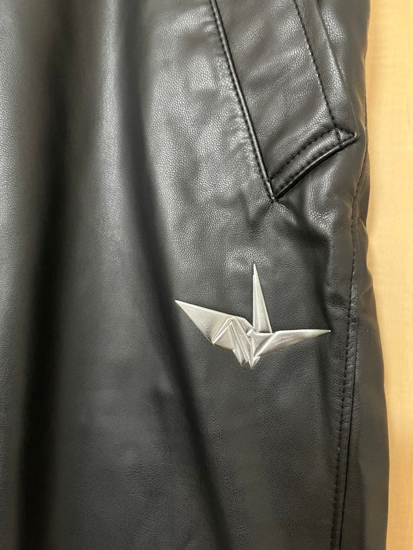 メンズウェア 1PIU1UGUALE3 GOLF fake leather rib pants