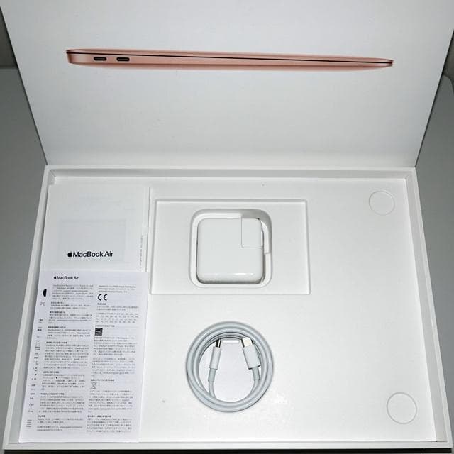 MacBook本体 MacBook Air 2020 i5/8GB/512G_GLD