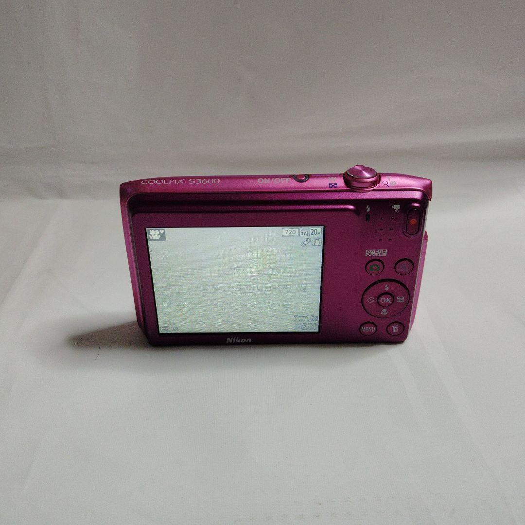 【美品】Nikon COOLPIX S3600 ピンク