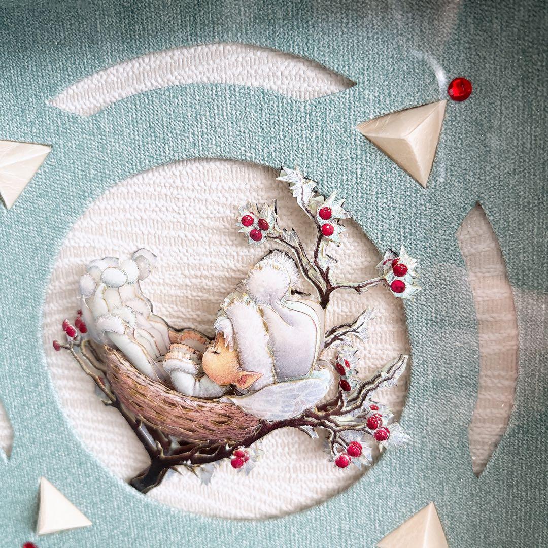 シャドーボックス完成品 スノーフェアリー⑅︎◡̈︎*