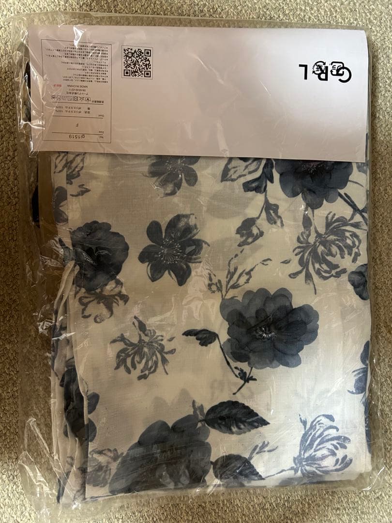 【新品未使用】GRL 水彩花柄浴衣セット[gi1519]