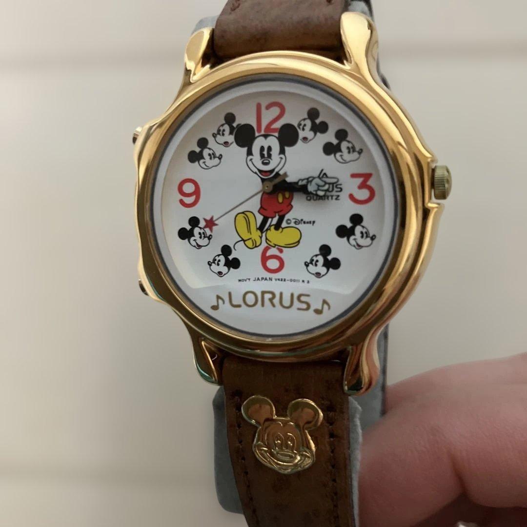 Kartoon　LORUSメロディミッキーウォッチ3点セット