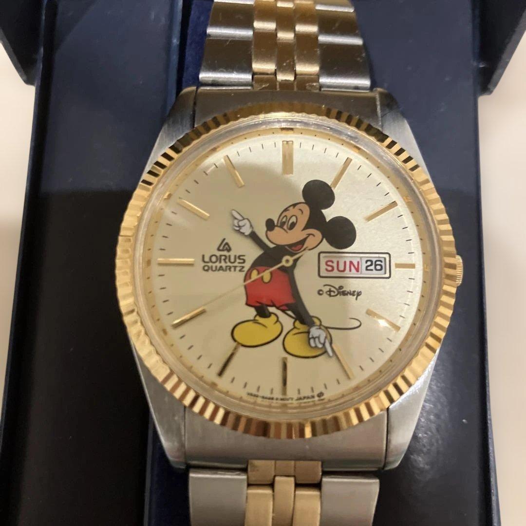 Kartoon　LORUSメロディミッキーウォッチ3点セット