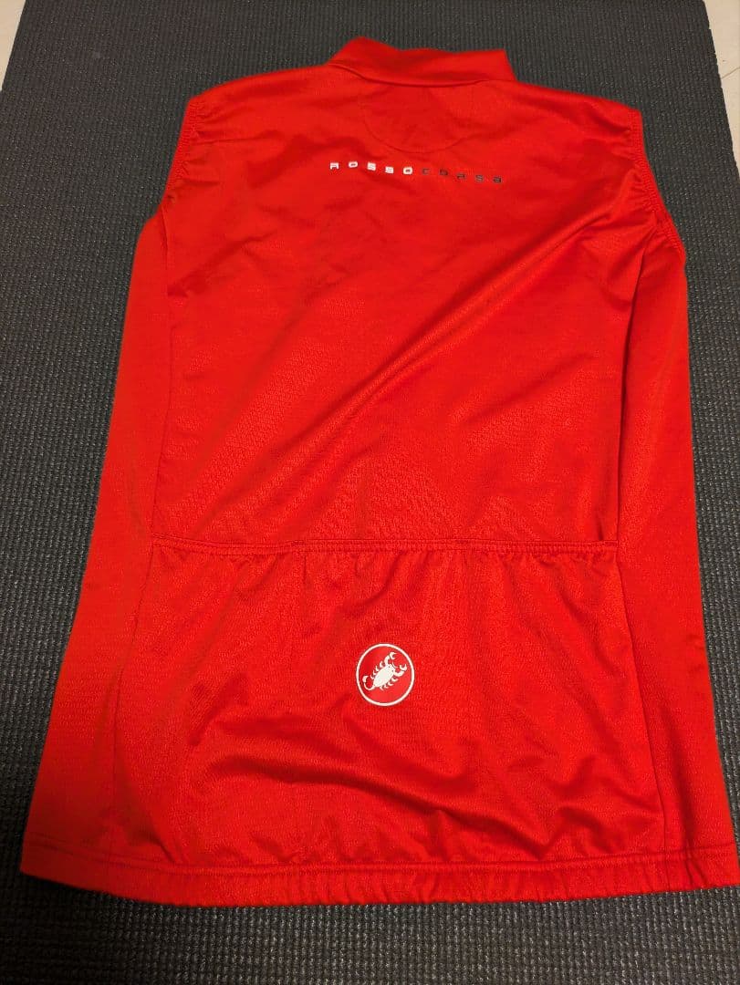 CASTELLI PRO THERMAL MID VEST ポンペイアレッド L