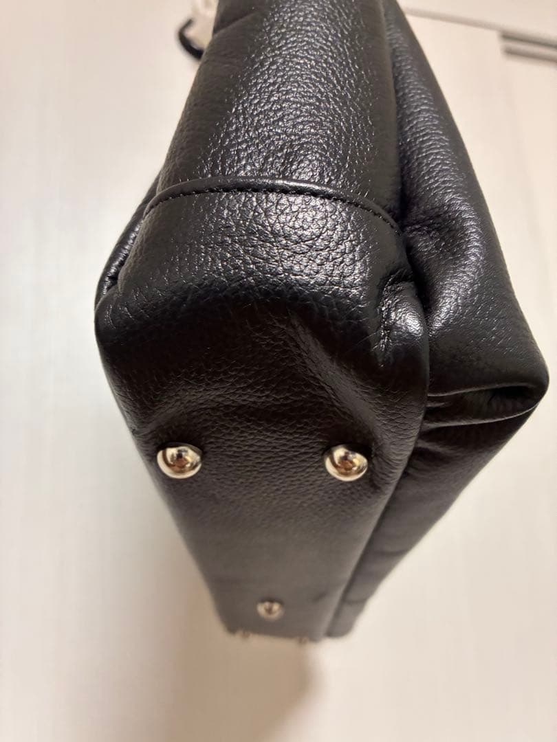 豊岡鞄 牛革　2way ビジネスバッグ A4 トートバッグ 黒色