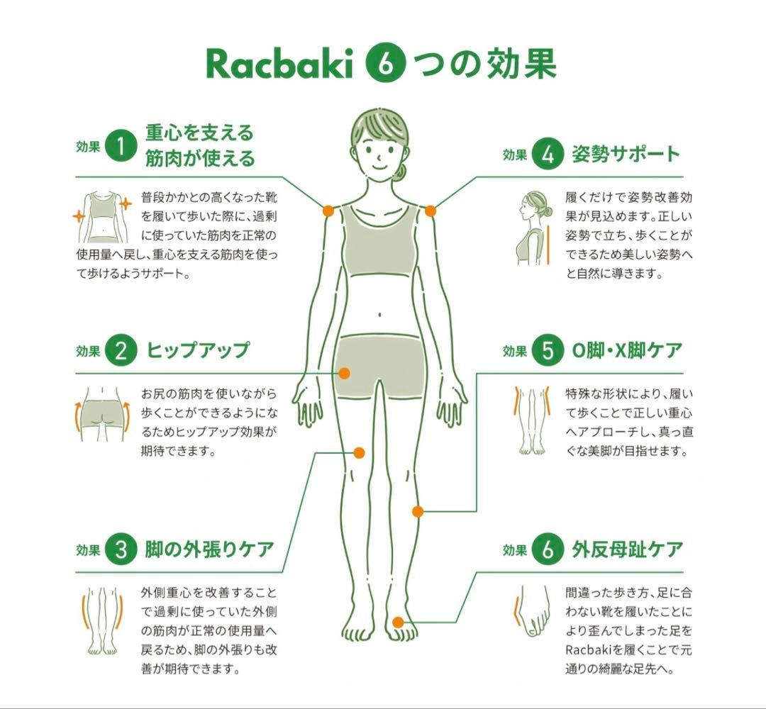 イージーサボ Racbakiソール　ホワイト
