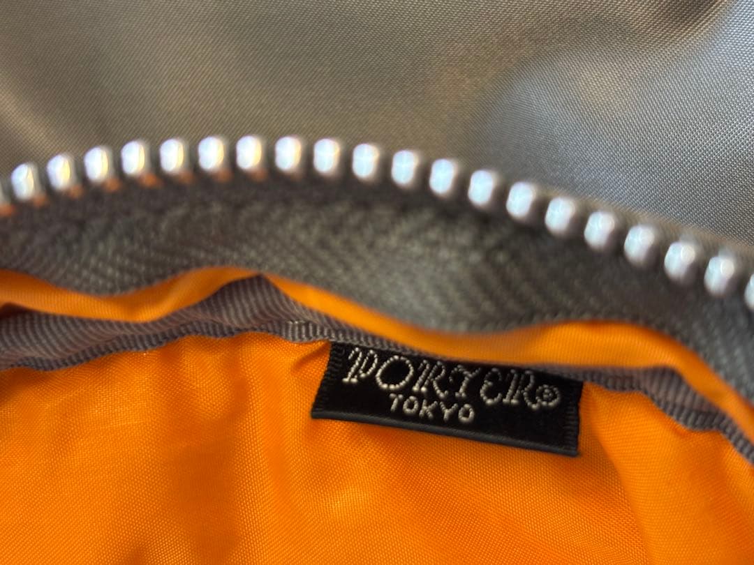 希少 PORTER タンカー ショルダーバッグシルバーグレー 2層式 廃盤品