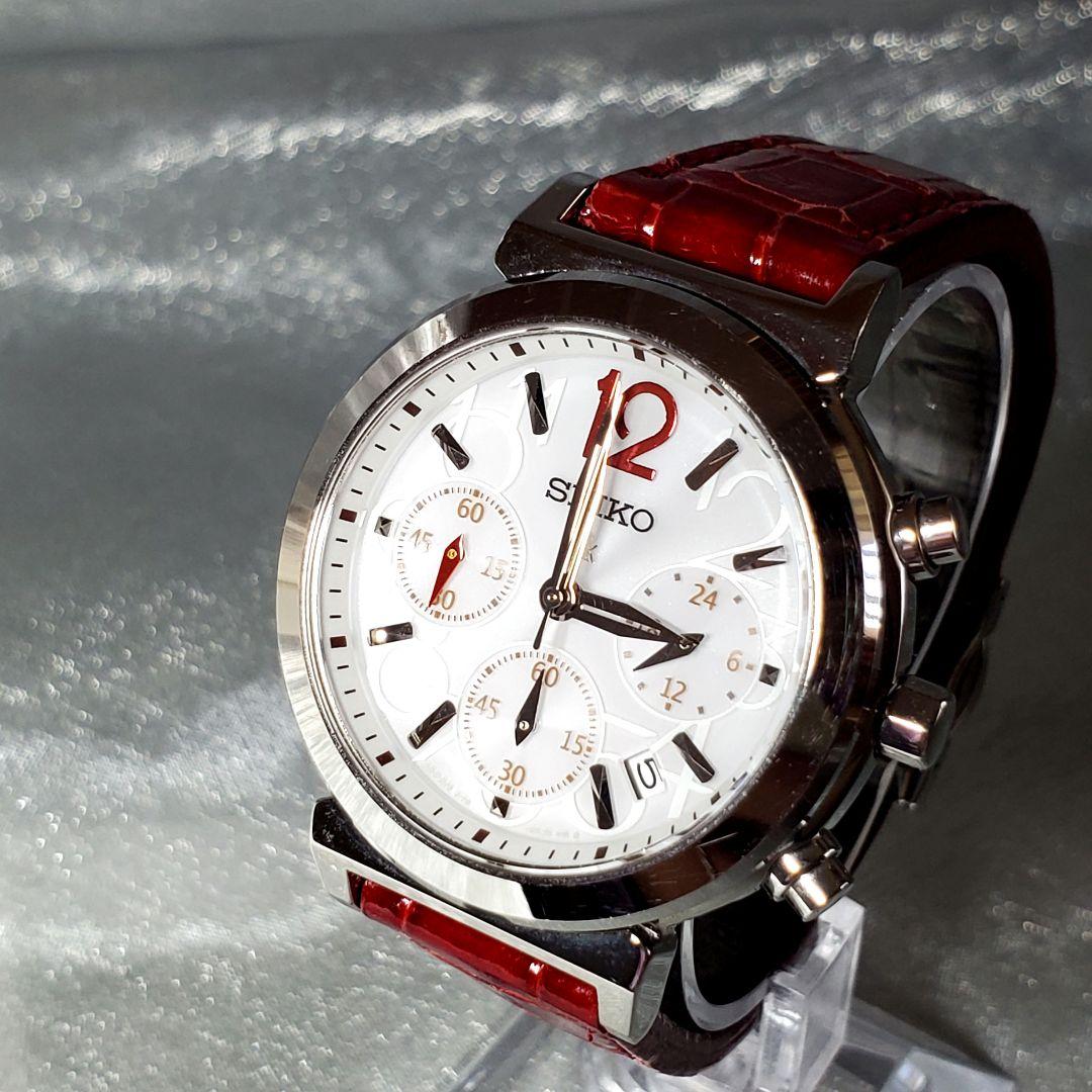 【8日迄限定セール❕稼働☆希少】SEIKOルキア ソーラー クロノグラフt07