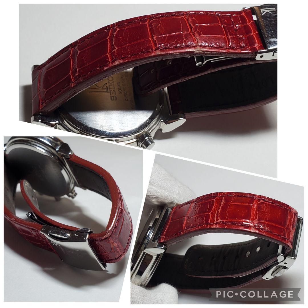 【8日迄限定セール❕稼働☆希少】SEIKOルキア ソーラー クロノグラフt07