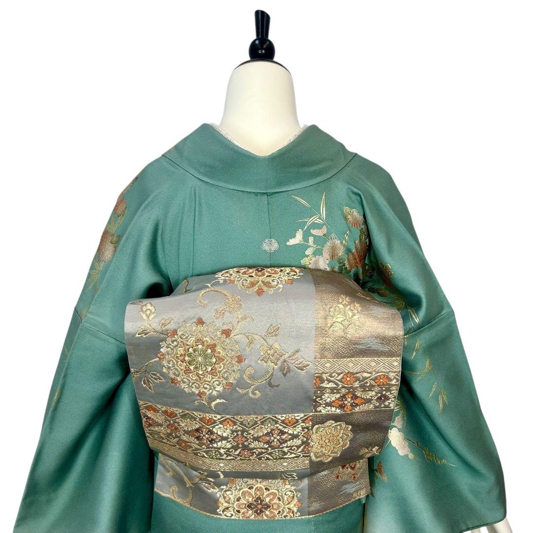 camc　訪問着５点フルセット　袋帯　着物　正絹