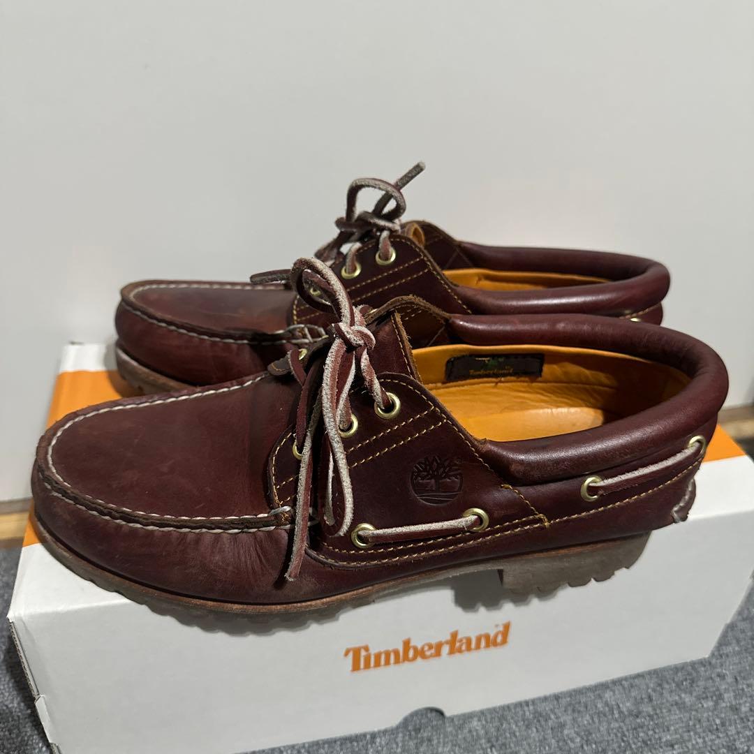 Timberland ダークレッド ローファー