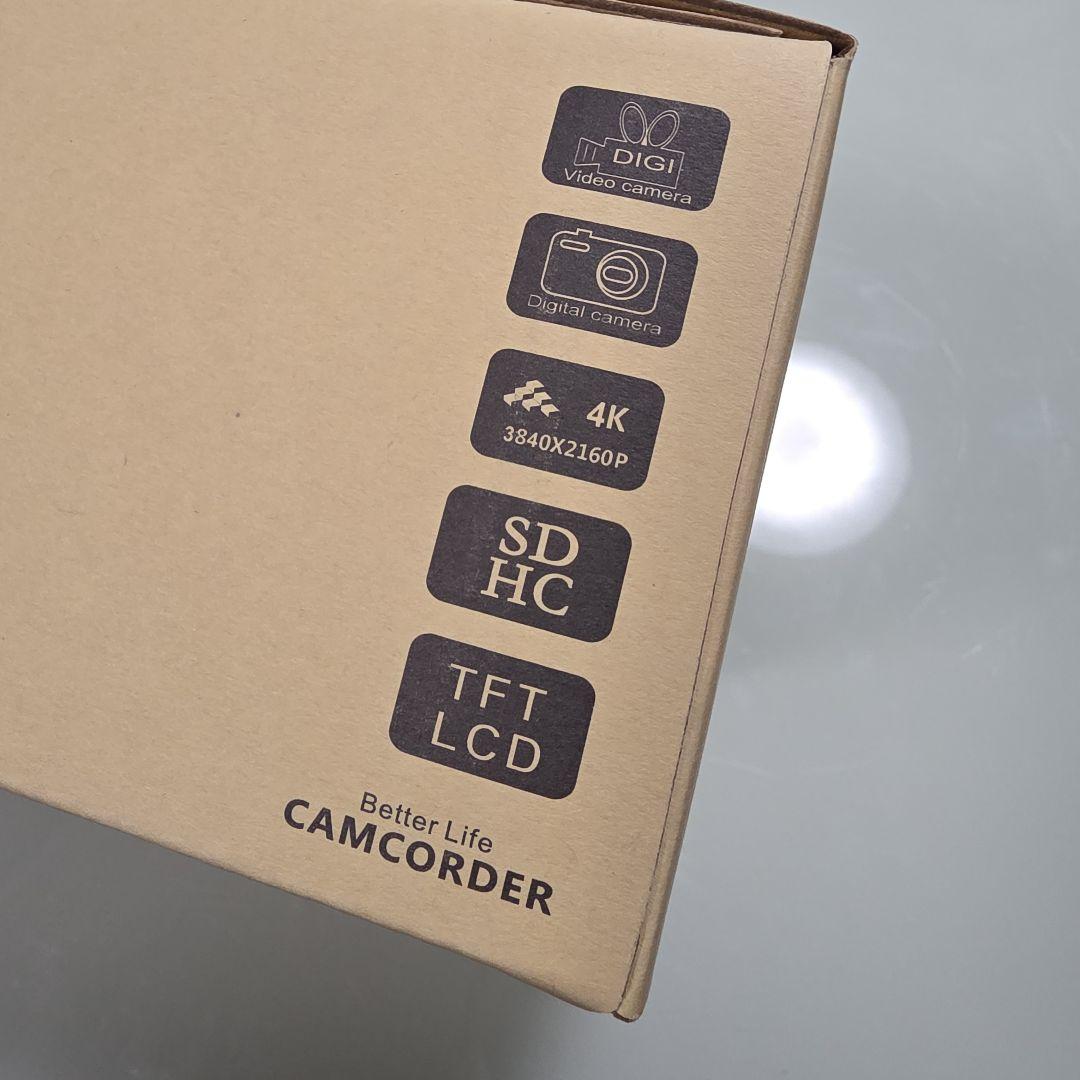 新品の4Kビデオカメラ本体 Wi-Fi機能付 18倍ズーム