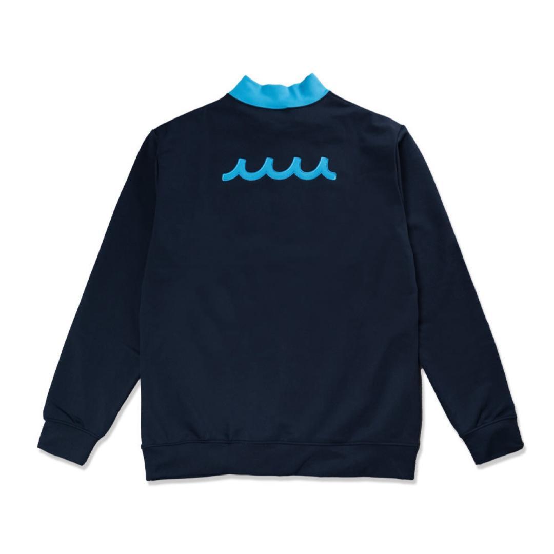 極美品 muta MARINE バイカラー モックネック プルオーバー