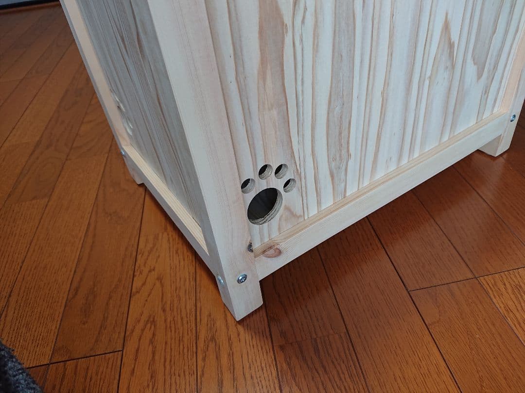 ⑯♥サイドテーブル★キャットハウス★小屋★無垢★ネコ★手作り猫ハウス