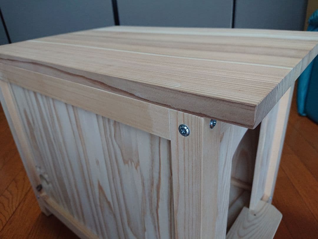 ⑯♥サイドテーブル★キャットハウス★小屋★無垢★ネコ★手作り猫ハウス