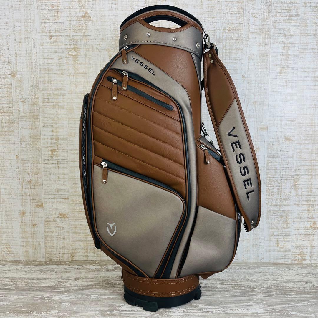 【美品】VESSEL APX Staff ベゼル　シンセティック　キャディバッグ