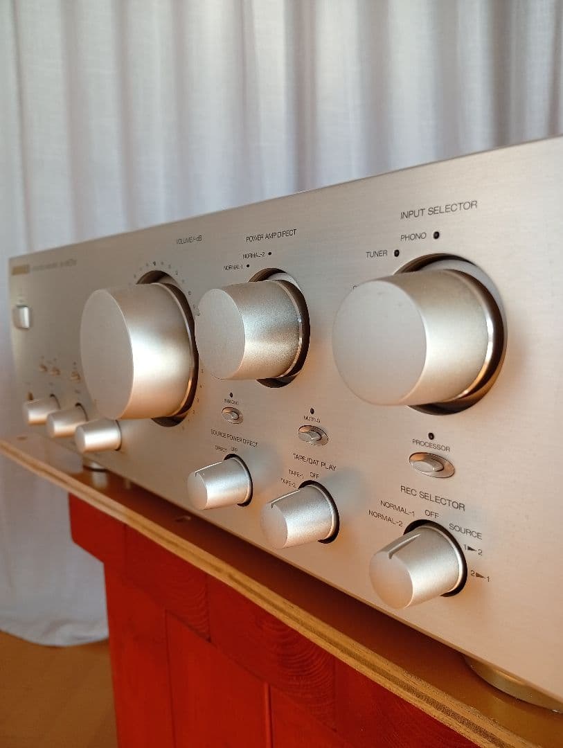 【美品】SANSUI AU‑α607XRプリメインアンプ（シャンパンゴールド）