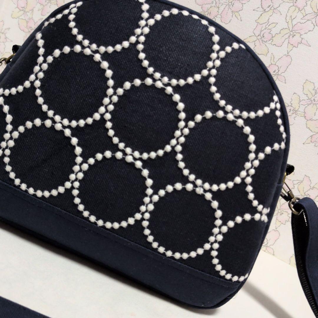 ミナペルホネン　ハンドメイド　バッグ　ショルダー　タンバリン