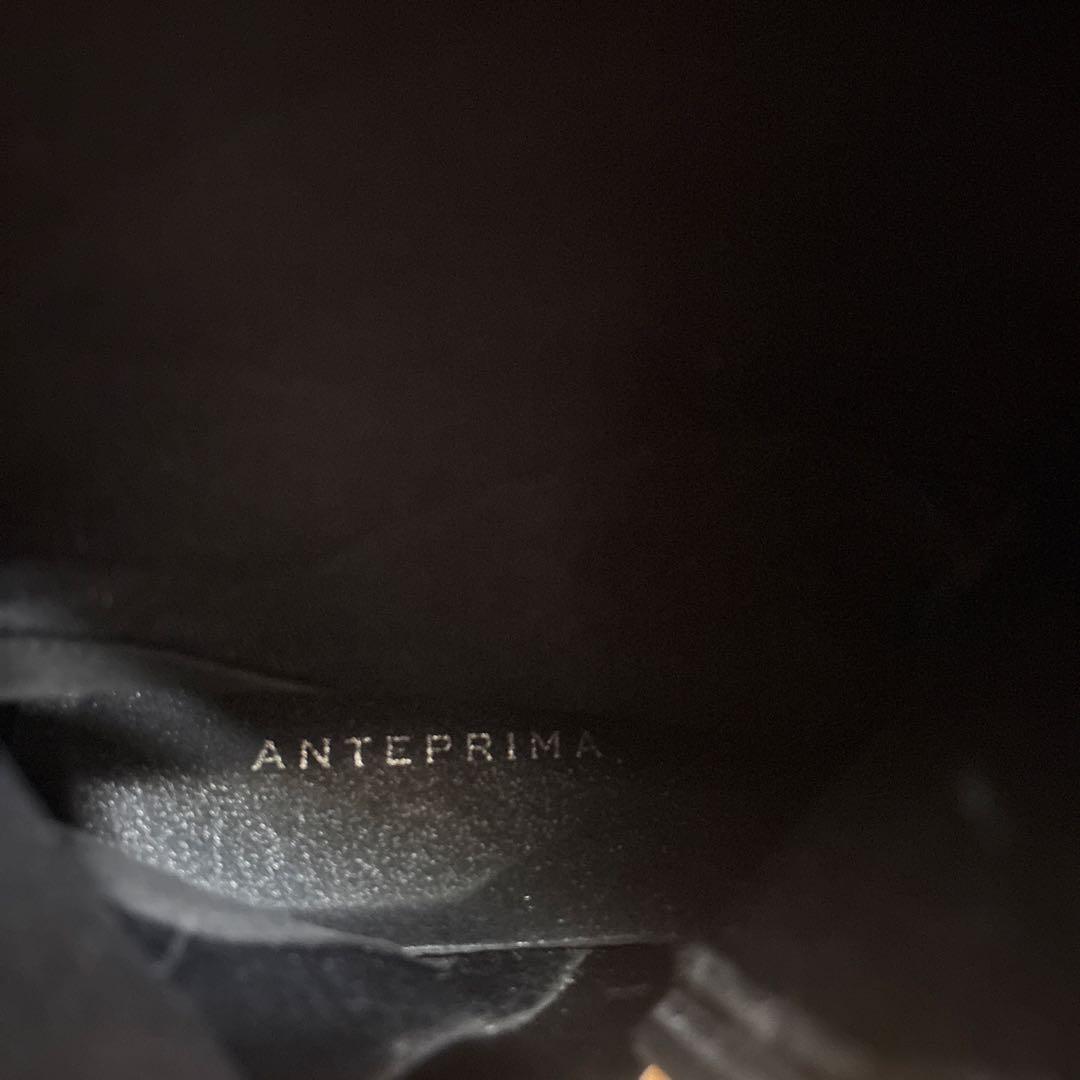 アンテプリマのお花のキラキラビジュー付き黒ロングブーツ23.5美品、他。