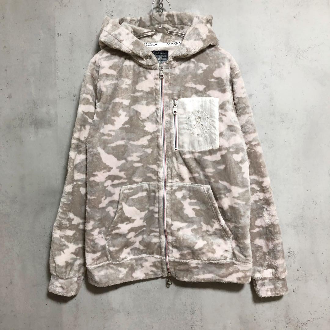 MARK&LONA マークアンドロナ　ゴルフウエア フリースジップアップパーカー