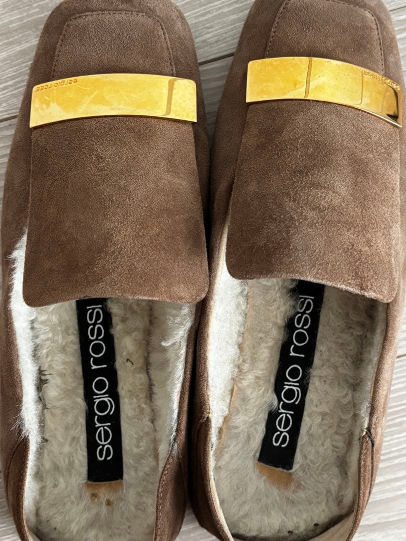 sergio rossiスリッポン sr1 SLIPPERボアインソール