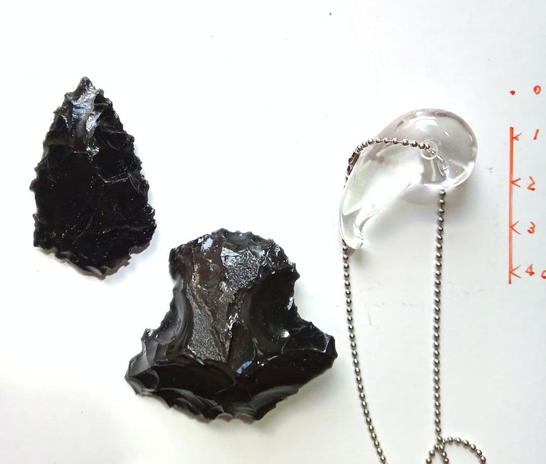 カムイ♢セット 石器 ❒ 縄文 模写 勾玉