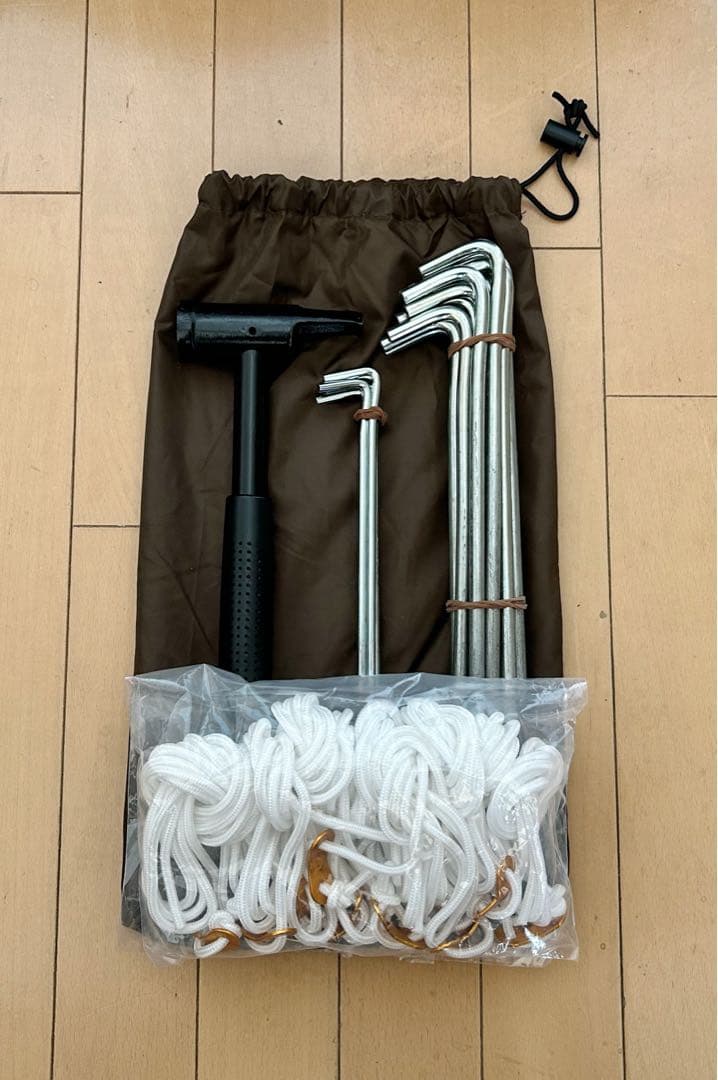 【美品・使用2回】グロッケ8 T/C フルセット｜PVCシート＋グランドマット付