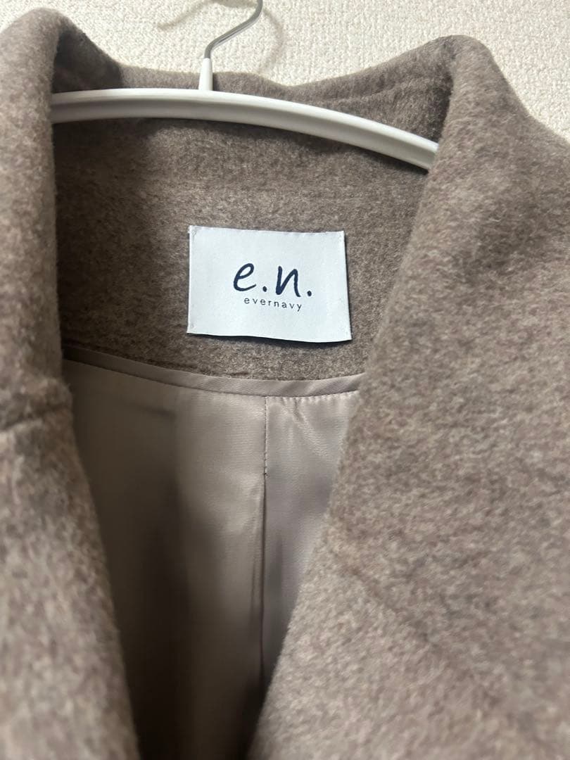 エバーネイビー　ウールリバーPコートM