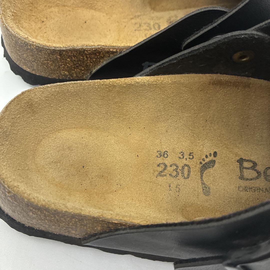 【極美品】ビルケンシュトック ボストン ベチュラ 23 サボサンダル ブラック