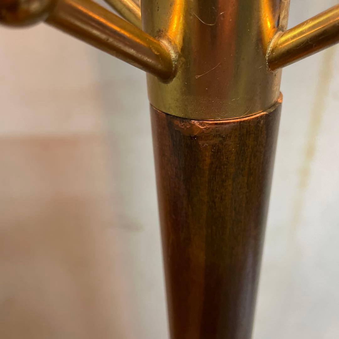 サファイア　木製　カリモク　コートハンガー　ポールハンガー　帽子ラック