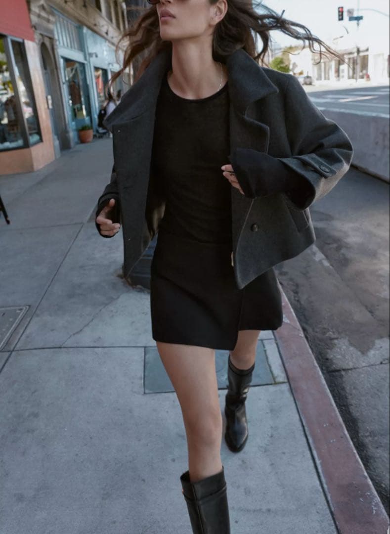 ZARA ザラ　ハイネックショートコート　新品、未使用