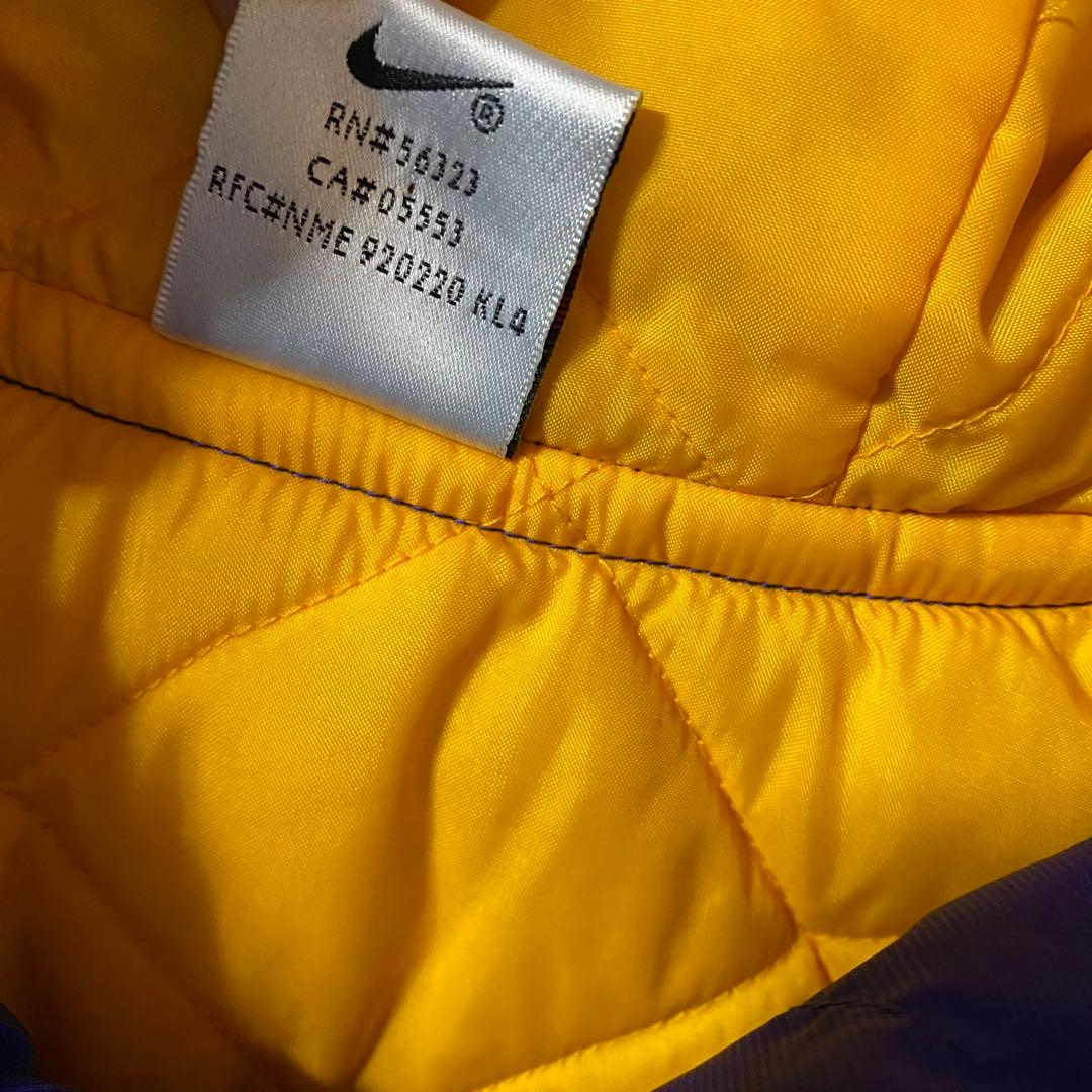 【デッドストック品】NIKE 90s白タグ　バックロゴ中綿ナイロンジャケット