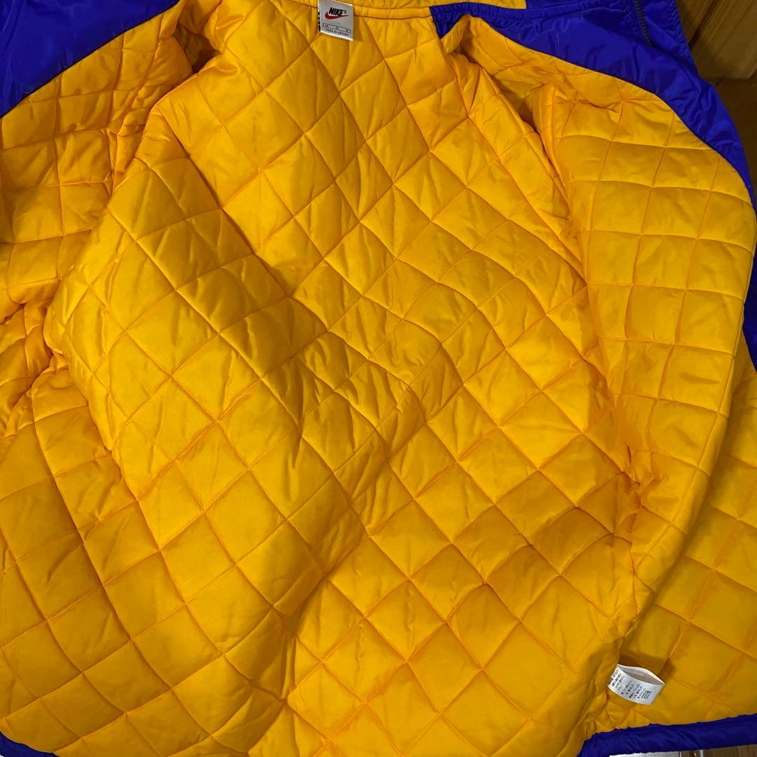 【デッドストック品】NIKE 90s白タグ　バックロゴ中綿ナイロンジャケット