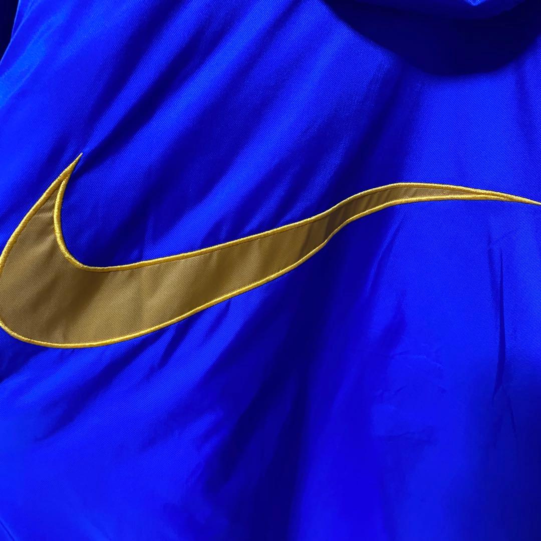 【デッドストック品】NIKE 90s白タグ　バックロゴ中綿ナイロンジャケット