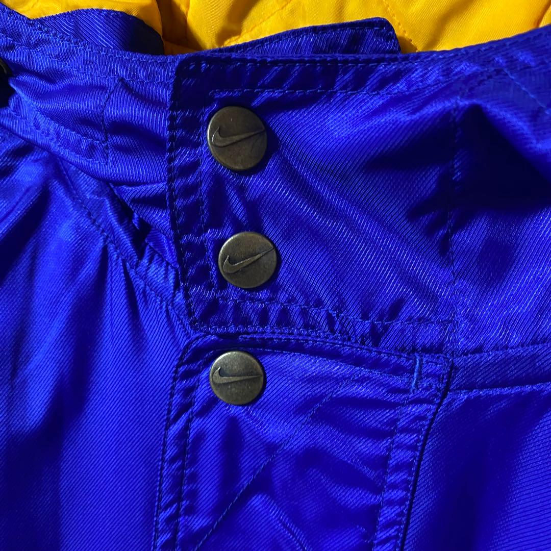 【デッドストック品】NIKE 90s白タグ　バックロゴ中綿ナイロンジャケット