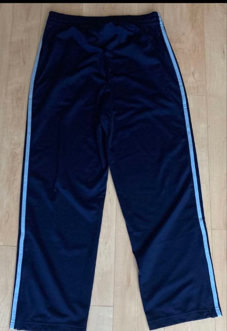 新品未使用y2k常田大希adidasジャージトラックパンツネイビー×ブルー　L