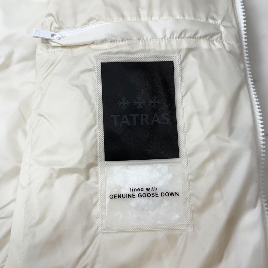 タトラス 2024 ボストボーロ 切り替え ダウンジャケット アイボリー系 03