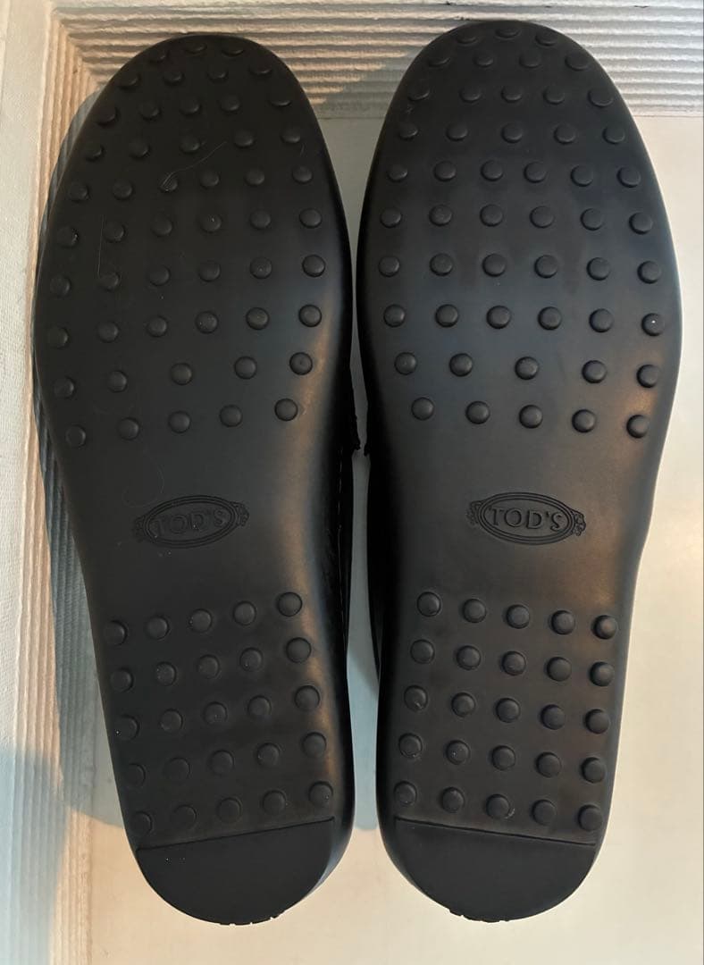 美品 TOD’S トッズ ローファー メンズ ブラック8 1/2